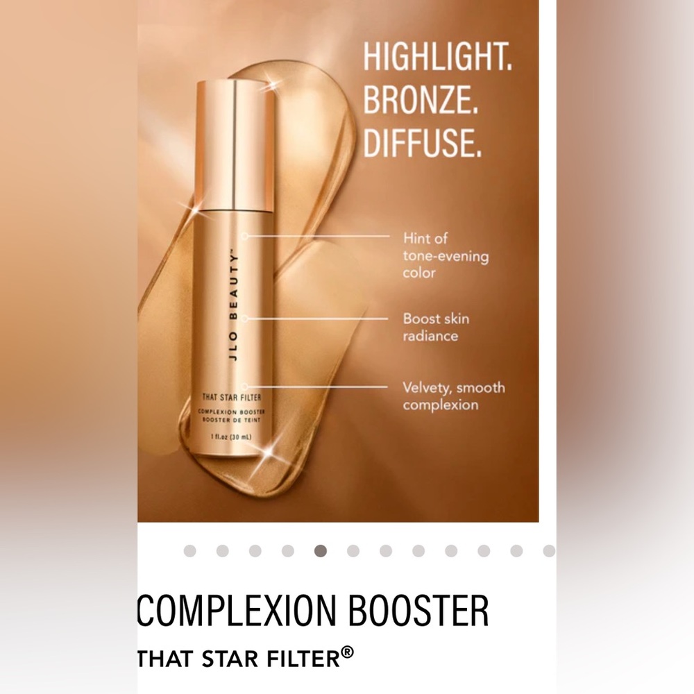Glow Drops Liquid Highlighter/ Bronzer - That Star Filter by JLo Beauty